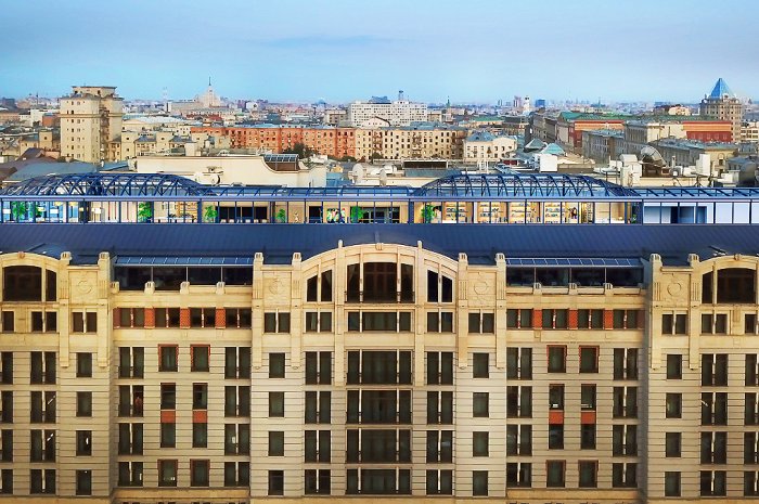 Ресторан на крыше отеля "Стандарт", Москва