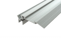 Профиль алюминиевый для ступеней с резиновой вставкой ALR-PDS-2879-2 Anod