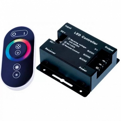 Сенсорный RGB контроллер 24А Черный